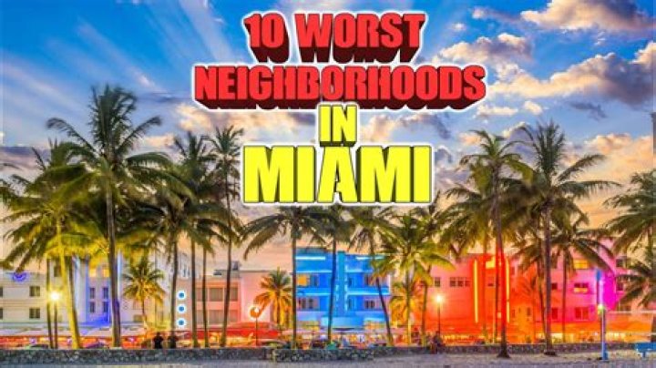 10 worst neighborhoods in Miami, Florida YouTube