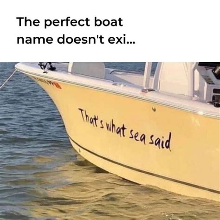 11 Hilarious Boat Names That Need To Be On Real Boats Right Now HuffPost