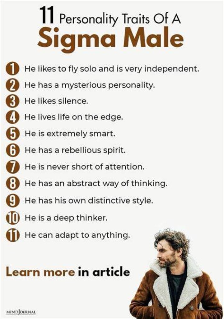 11 Personality Traits Of A Sigma Male That Sets Them Apart Sigma male