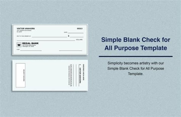 免费 Blank Check 样本文件在
