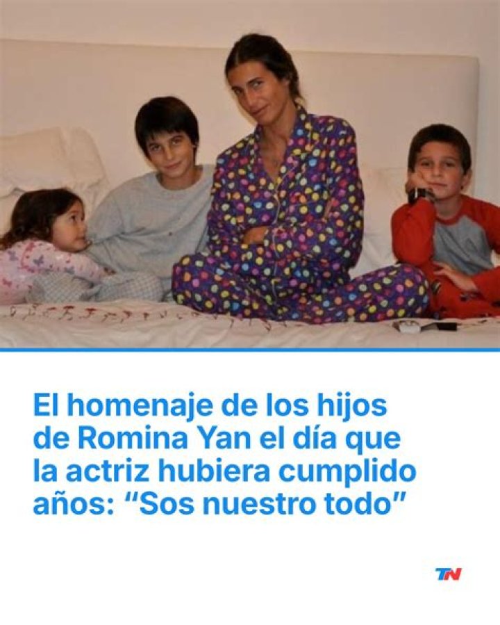 5 de septiembre Romina Yan cumplir&iacute;a 47 a&ntilde;os Radio Estaci&oacute;n