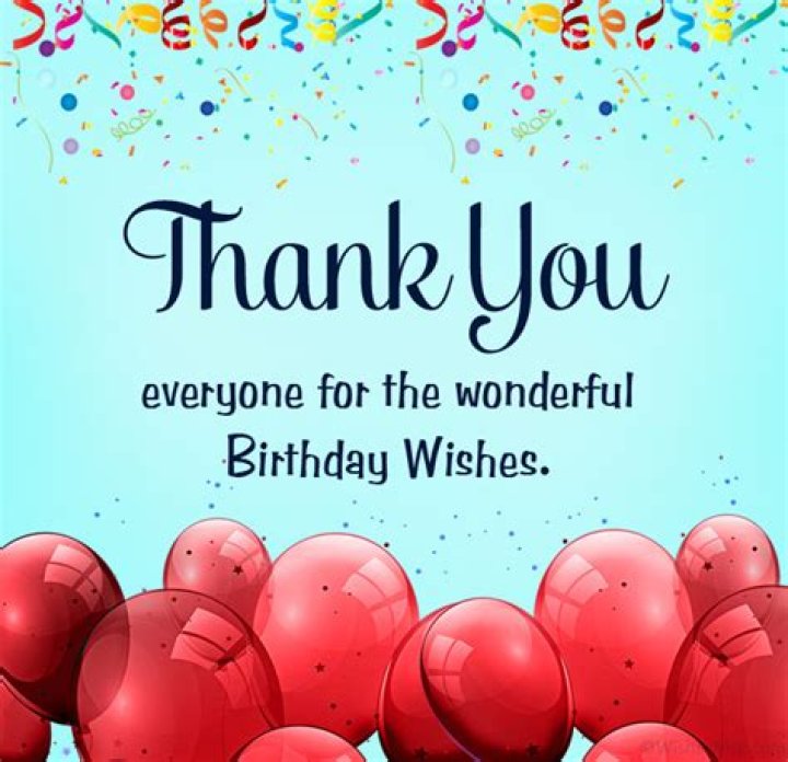 50 + Best Thank You Message For Birthday Wishes