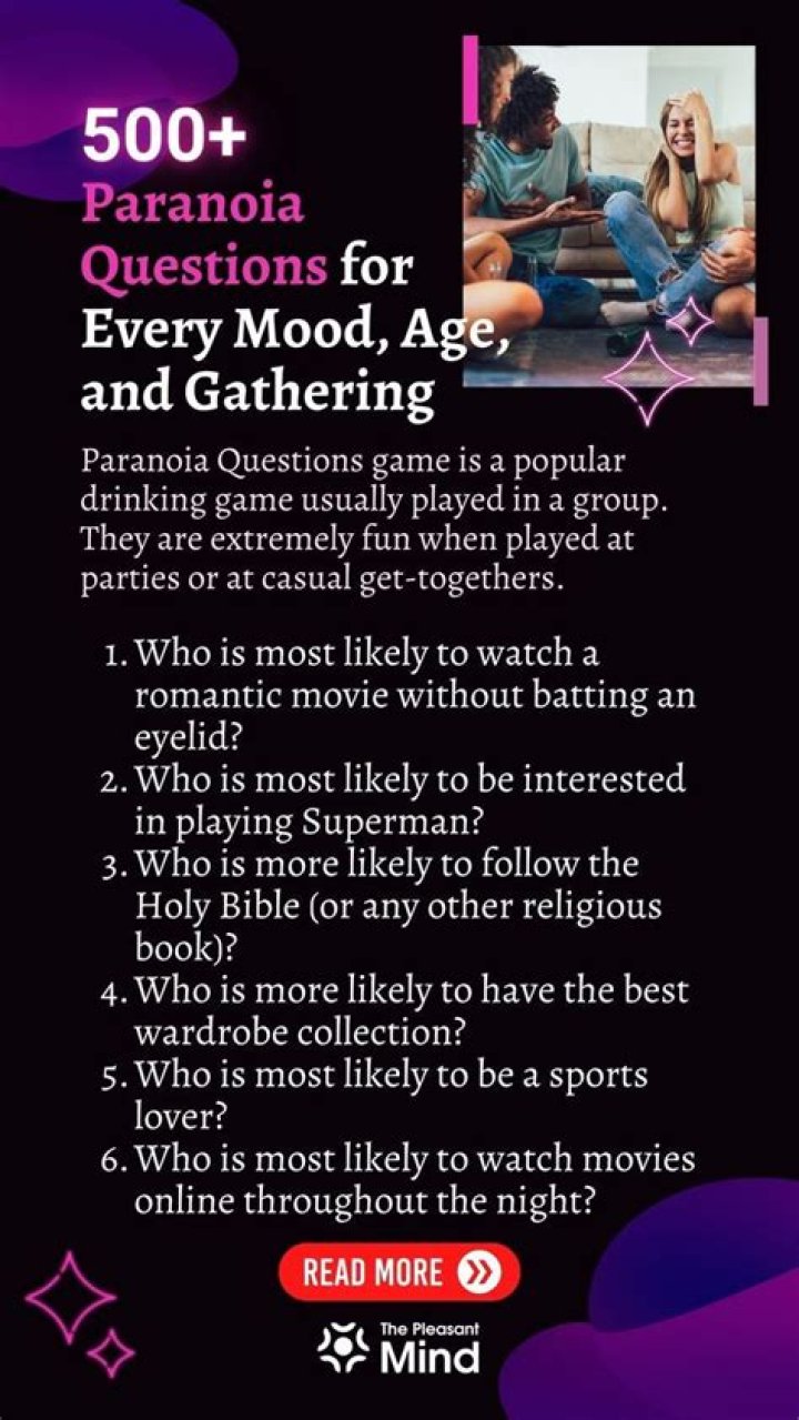 500+ Paranoia Questions for Every Mood, Age, and Gathering
