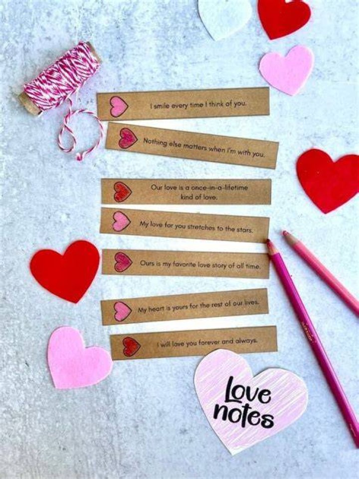 65+ UNIQUE Love Notes For Him & Her From The Heart BayArt
