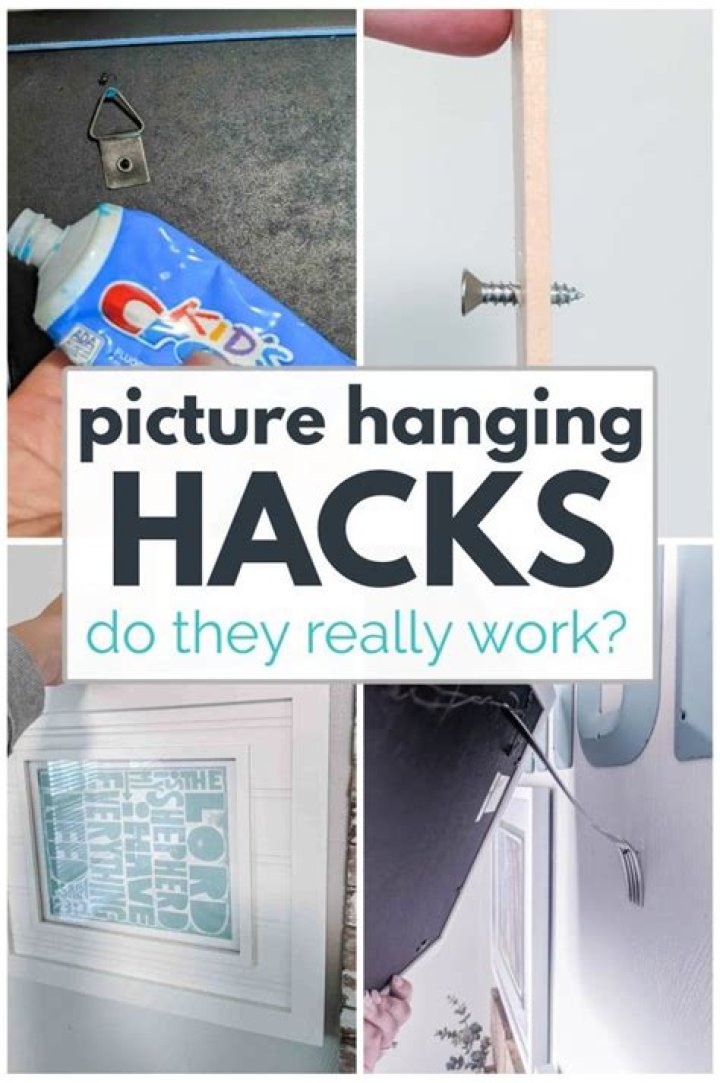 7 Genius Picture Hanging Hacks to Make Hanging Art Easier Lovely Etc.