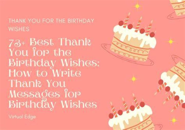 75+ Best Thank You for the Birthday Wishes How to Write Thank You