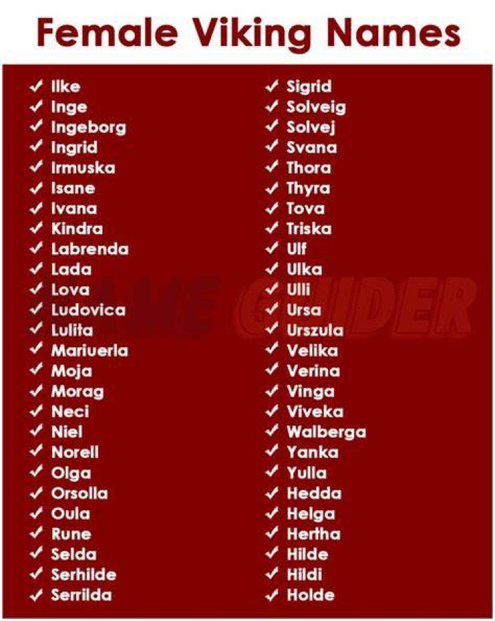 90+ Female Viking Names (2023) Name Guider