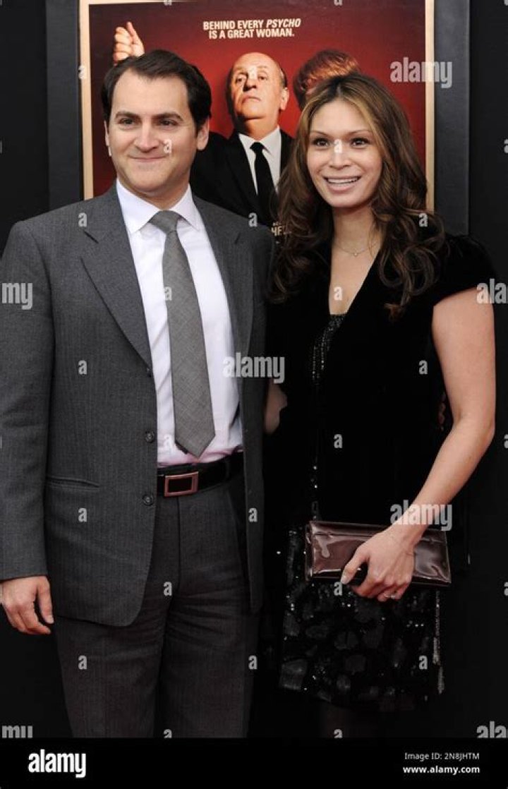 Actor Michael Stuhlbarg and wife MaiLinh Lofgren attend the National