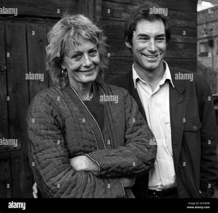 Actress Vanessa Redgrave and actor Timothy Dalton in 1988 Stock Photo