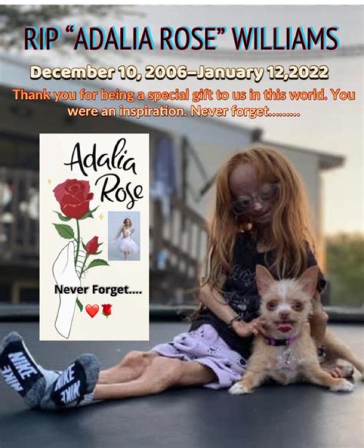 Adalia Rose Williams, a socialmedia star who documented her life with