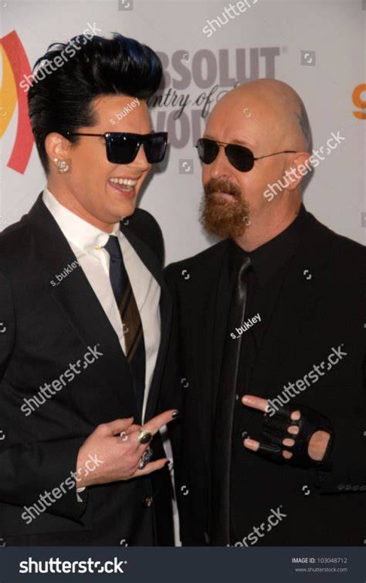 Adam Lambert und Rob Halford bei Stockfoto 103048712 Shutterstock