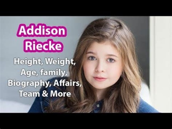 Addison Riecke Height Weight Measurement Wiki Bio & Net Worth Exaposters