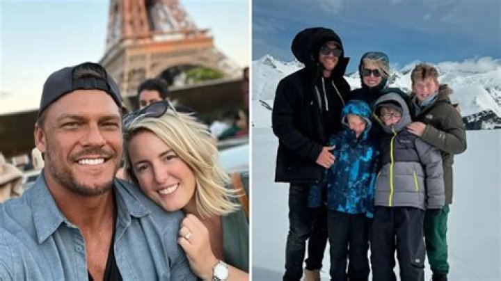 Alan Ritchson with his wife and kids Celebrities InfoSeeMedia