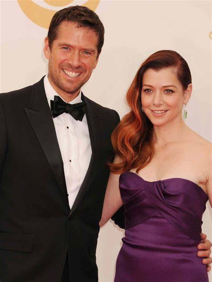 Alyson Hannigan and husband shop in Beverly Hills without young