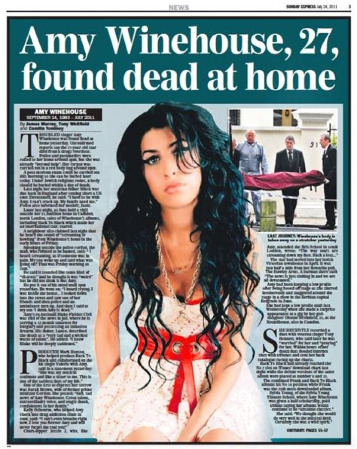 Amy Winehouse, dead at 27 &mdash; Profiles and reviews from the Post archives