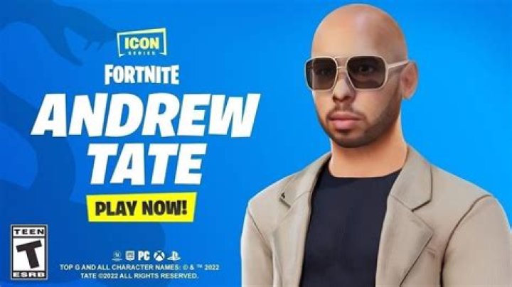 Andrew Tate Fortnite skin art is taking over the