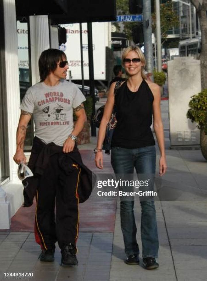 Anthony Kiedis and Heidi Klum dated celeb couples of the
