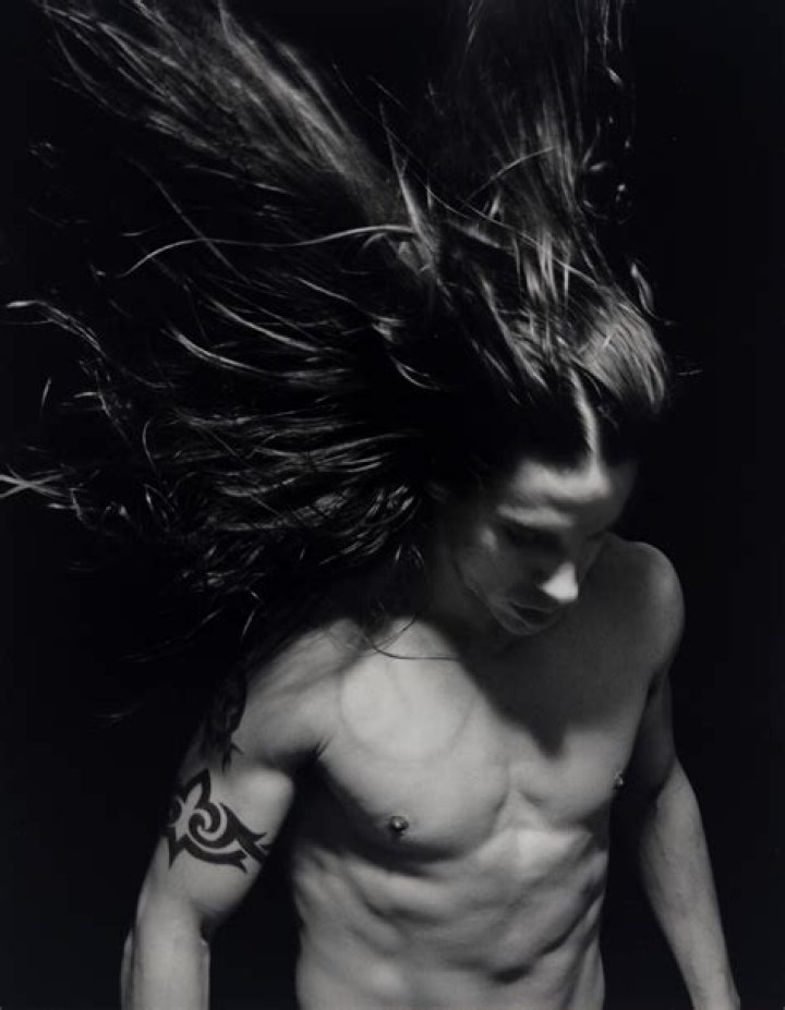 Anthony Kiedis by Sante D&rsquo;Orazio God I hope that's a rose in his