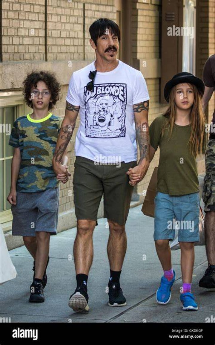 Anthony Kiedis goes apartment shopping with his son Everly Bear Kiedis