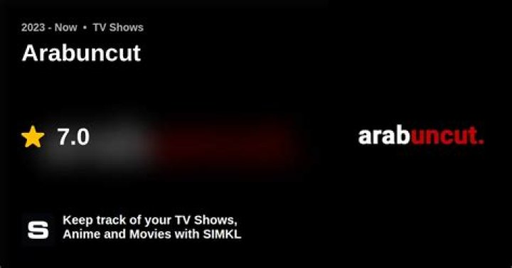 Arabuncut (TV Series 2023 Now)