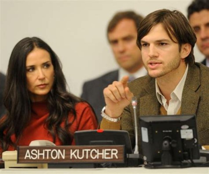 Ashton Kutcher Somehow Turns Demi Moore Divorce Drama Into CharacterB