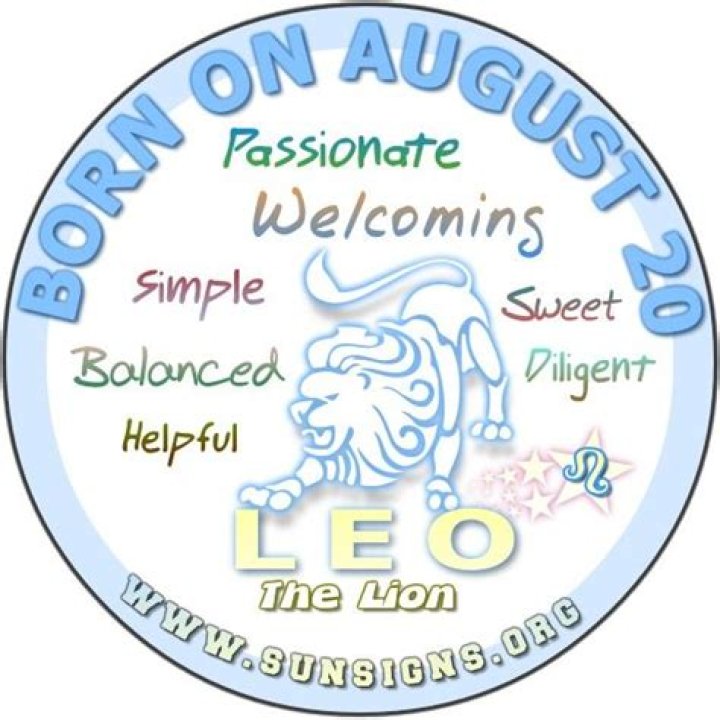 August 20 Birthday Horoscope Personality Sun Signs