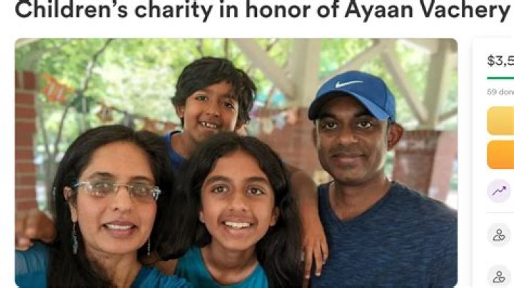 Ayaan Vachery Obituary 10YearOld Dies In Traffic Collision