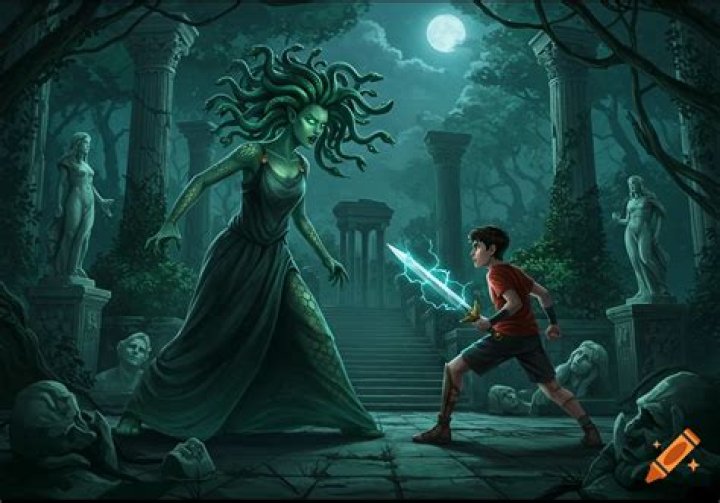 Bild Medusa 2.jpg Percy jackson Wiki Helden des Olymp, Buchreihe
