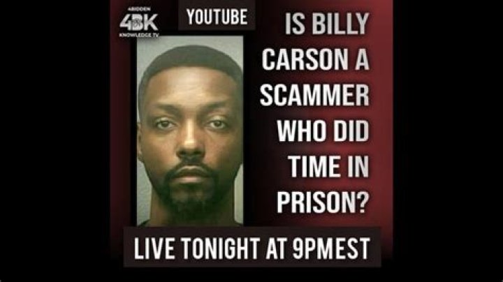 Billy Carson is a scammer and a fraud YouTube