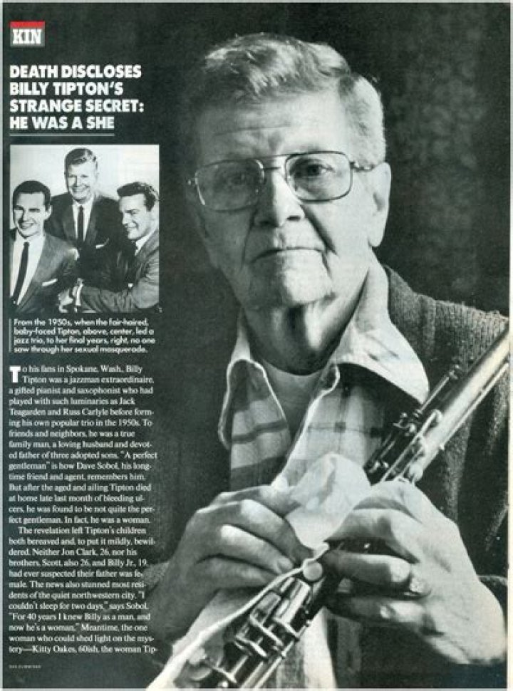 Billy Tipton, el m&uacute;sico de jazz que hab&iacute;a nacido como mujer