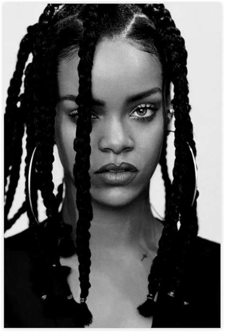 Black And White Rihanna Singers Paint By Numbers Paint by numbers UK
