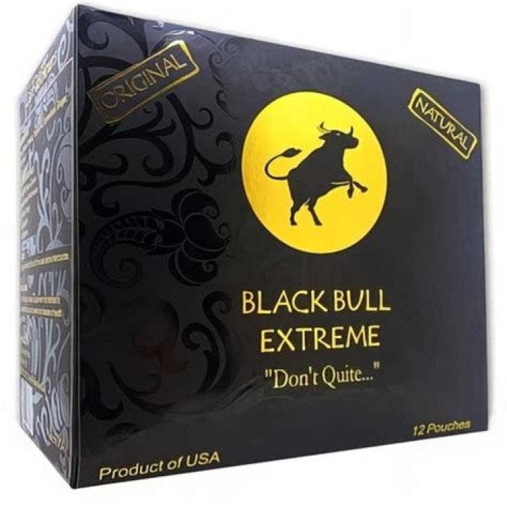 Black Bull Extreme Don't Quit Royal Honey Made in USA (12 Pouches