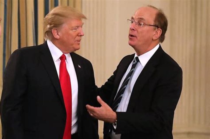 BlackRock CEO Fink Says Trump Listens to Business Leaders WSJ