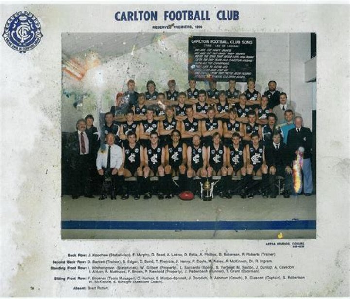 Blueseum History of the Carlton Football Club Jimmy Morris