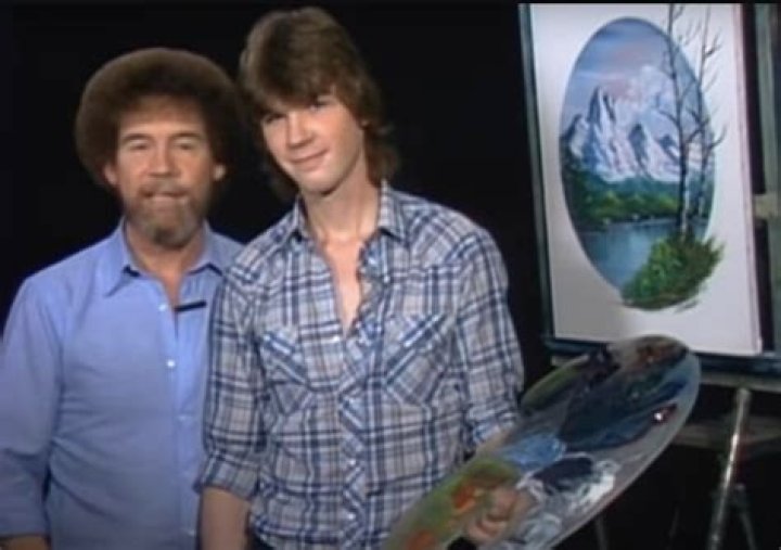 Bob Ross with son and wife circa 1987 Bob ross son, Bob ross, Bob