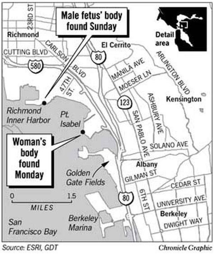 Bodies of fetus, woman found by bay / Cops investigating Laci Peterson