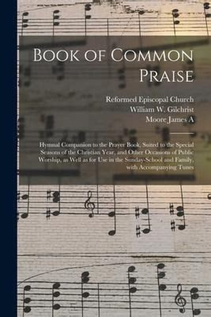 Book of Common Praise Song Jesus Keep Me Near The Cross, lyrics, midi