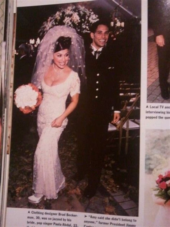 Brad Beckerman and Paula Abdul Celebrity wedding photos, Celebrity