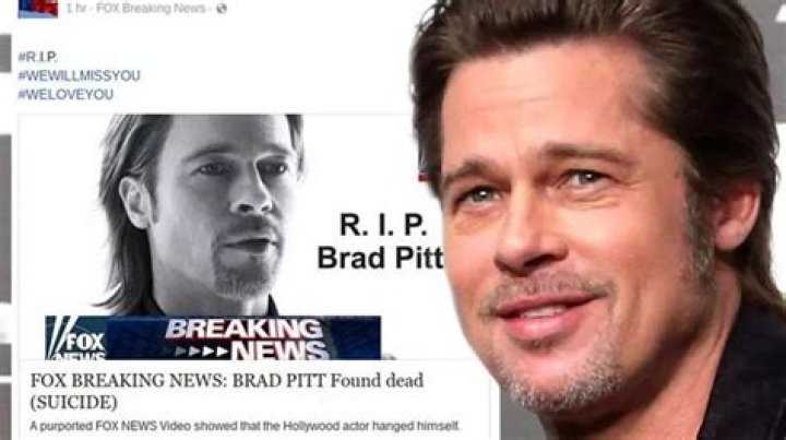 Brad Pitt Death Hoax