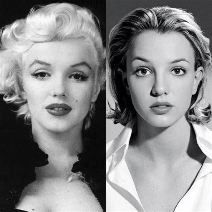 Britney Spears Marilyn Monroe Side By Side
