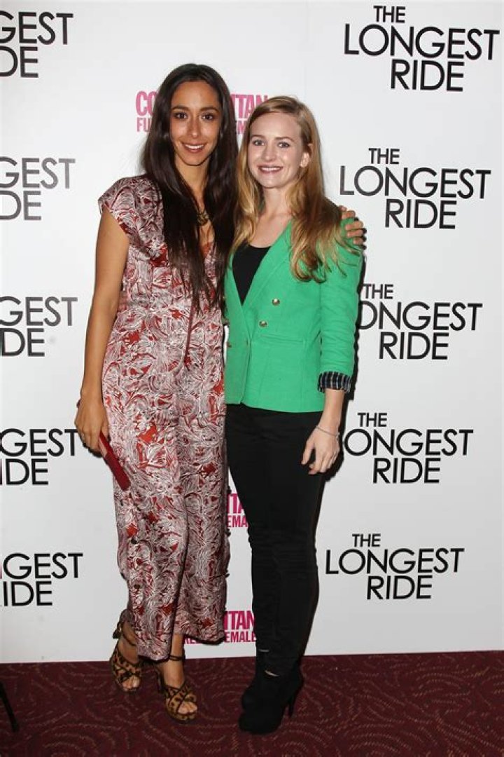 BRITT ROBERTSON at The Longest Ride Press Conference in New York