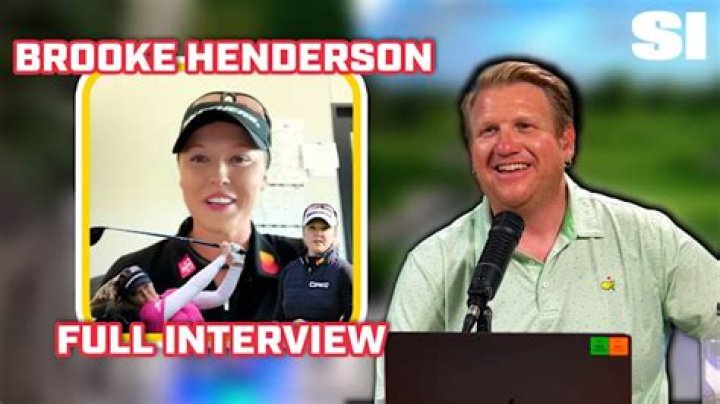 Brooke Henderson, a golfer, talks about her relationship