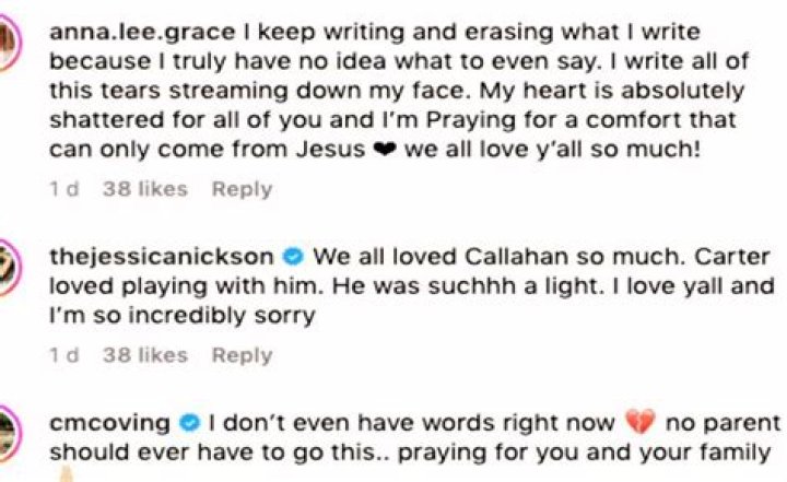 Callahan Walker Obituary In Loving Memory of Cristie Taylor's Son