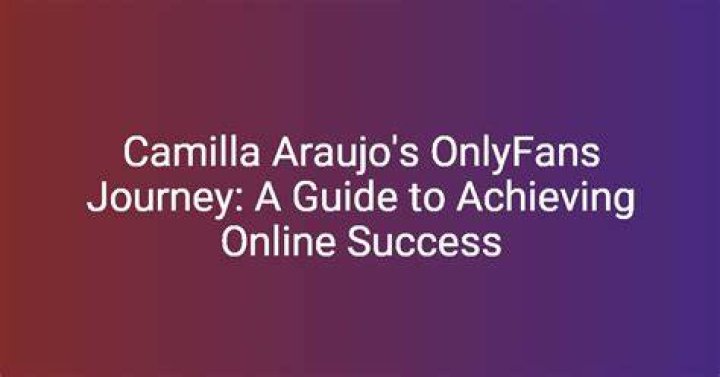 Camilla Araujo LeakEx: A Comprehensive Guide