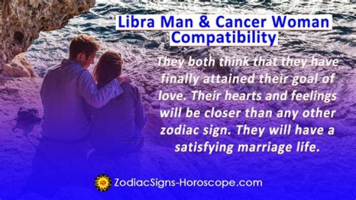 Cancer Woman and Libra Man Love Compatibility