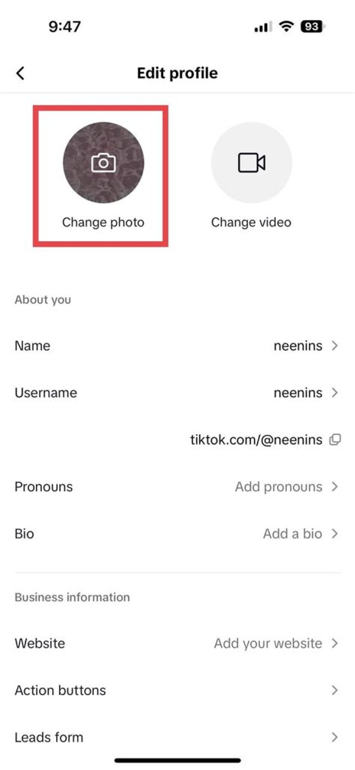 Can&rsquo;t change profile picture r/Tiktokhelp