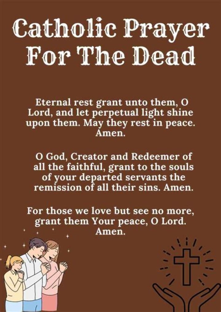Catholic prayer for the dead
