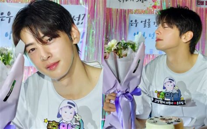 Cha Eun Woo Expresses Gratitude to Fans for His Successful Online