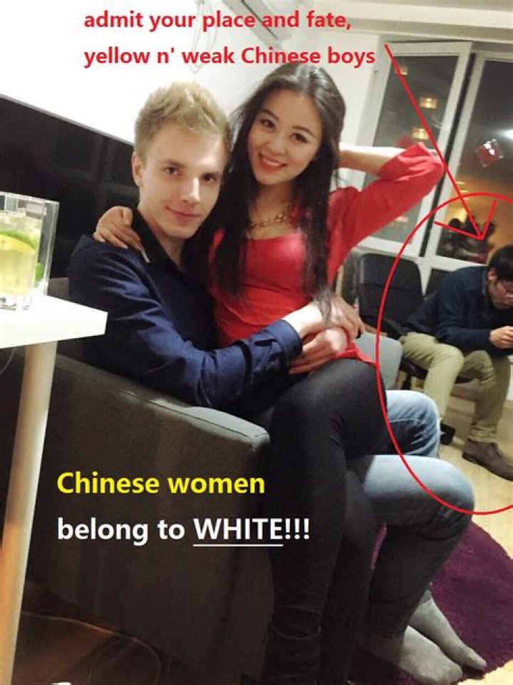 Chinese women belong to WHITE!!! WMAF / White Male Asian Female