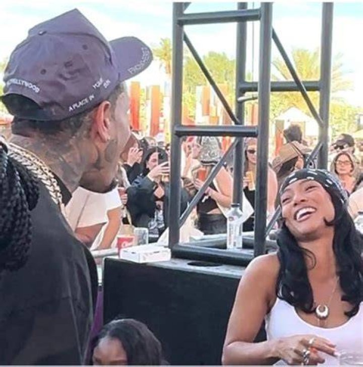 Chris Brown Reunites with Ex Nia Guzman to Cheer on Daughter Royalty at